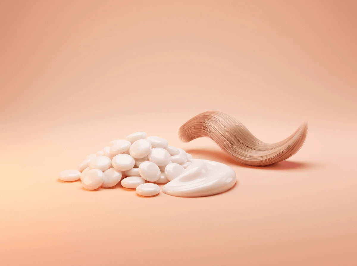 Mèche de cheveux d'enfant lisse et démêlée