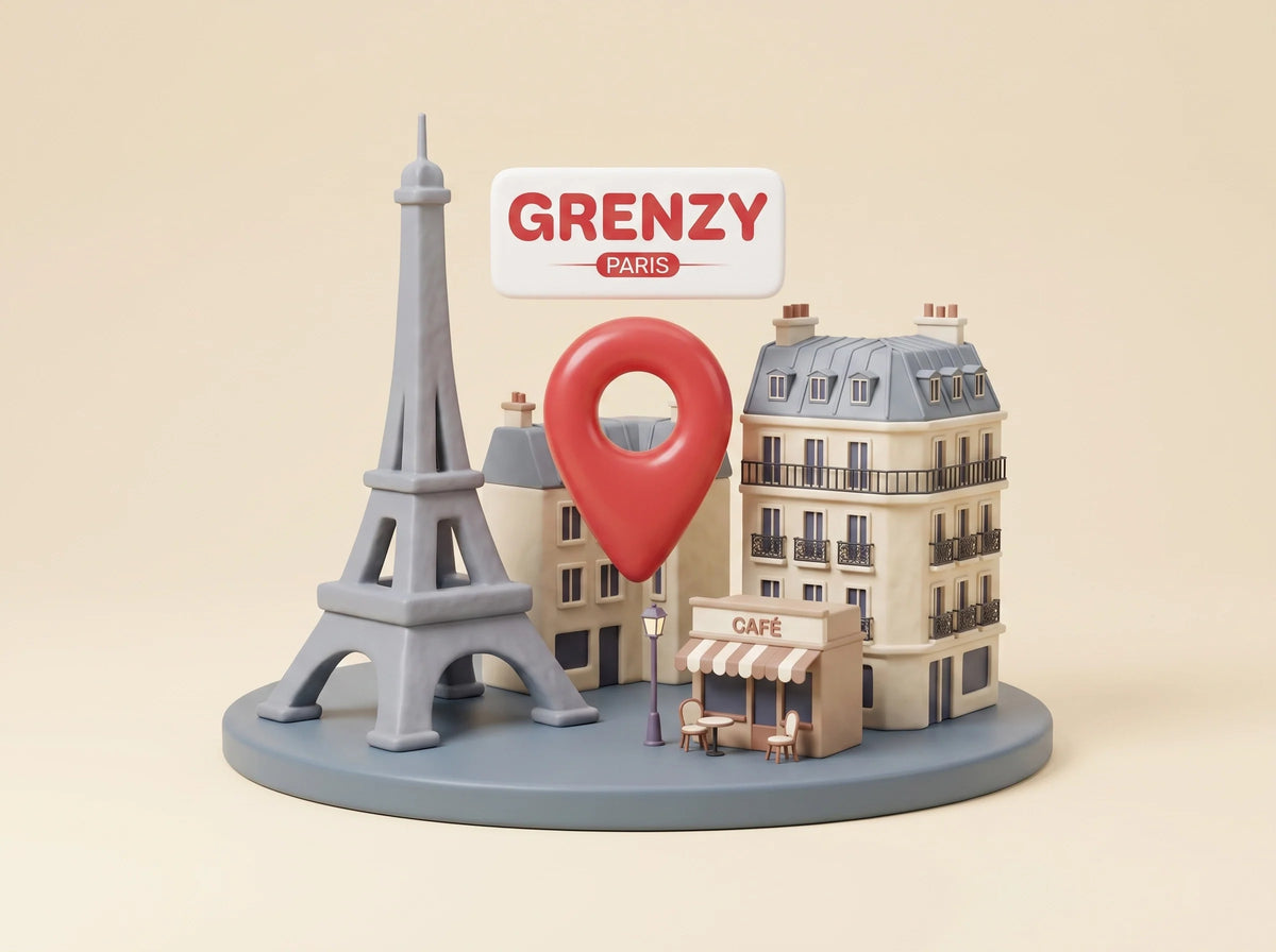 Visuel du futur point de vente GRENZY à Paris